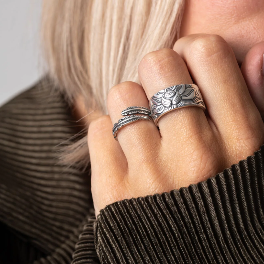 Tranquil Lotus Ring | Ondersteuning Borstkanker