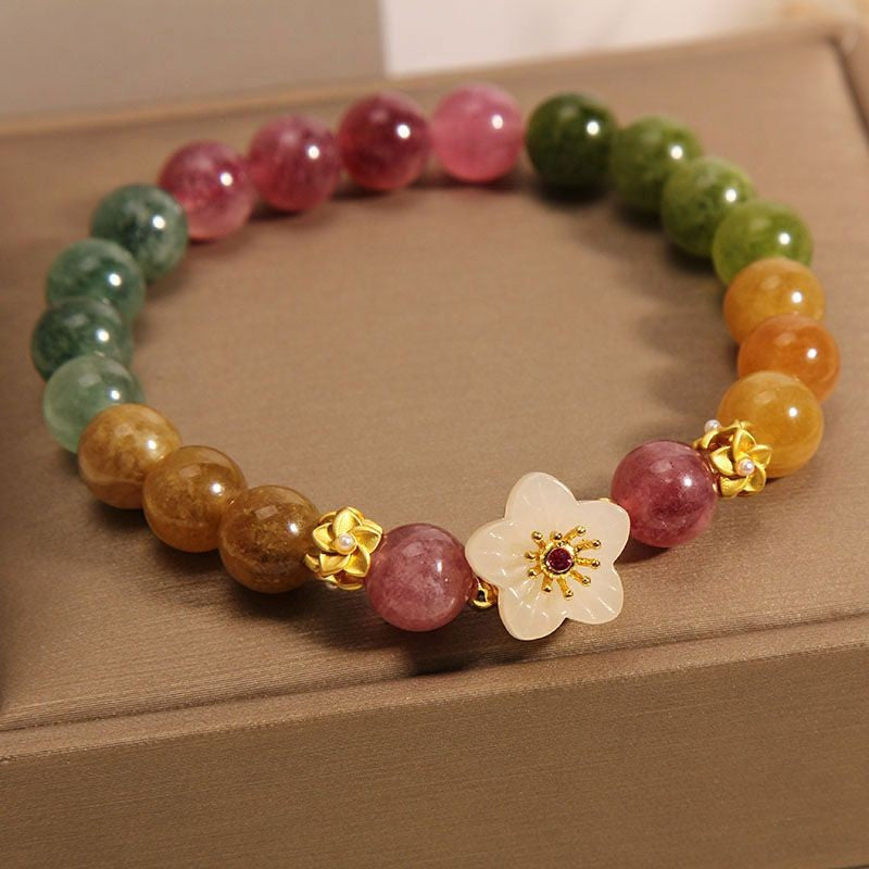 Floral Accent Bracelet | Steun borstkanker