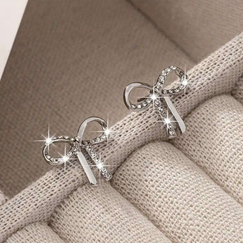 Sparkling Ribbon Earrings | Steun borstkanker