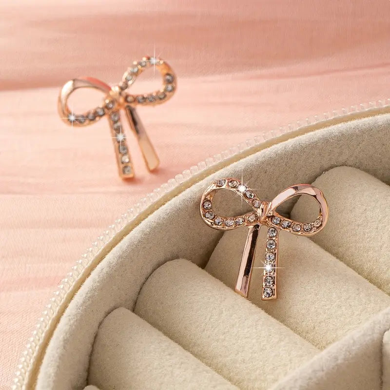 Sparkling Ribbon Earrings | Steun borstkanker