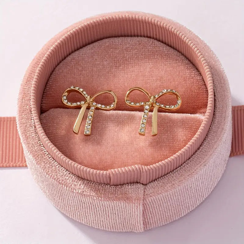 Sparkling Ribbon Earrings | Steun borstkanker
