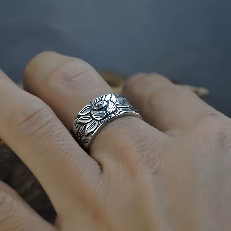Tranquil Lotus Ring | Ondersteuning Borstkanker
