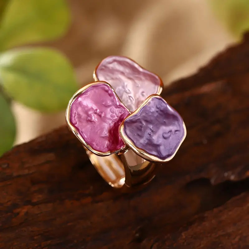 Prism Geometric Ring | Steun borstkanker