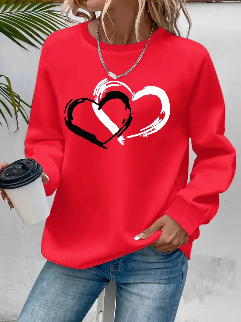 Intertwined Heart Sweatshirt | Steun borstkanker