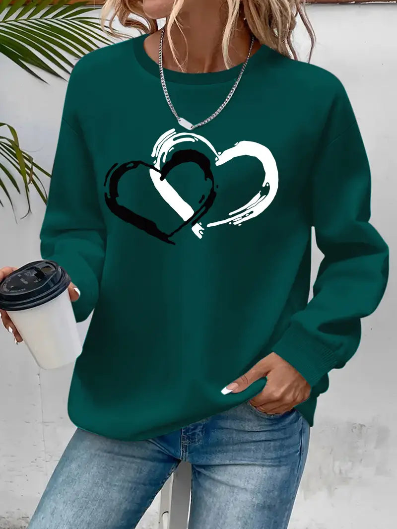 Intertwined Heart Sweatshirt | Steun borstkanker