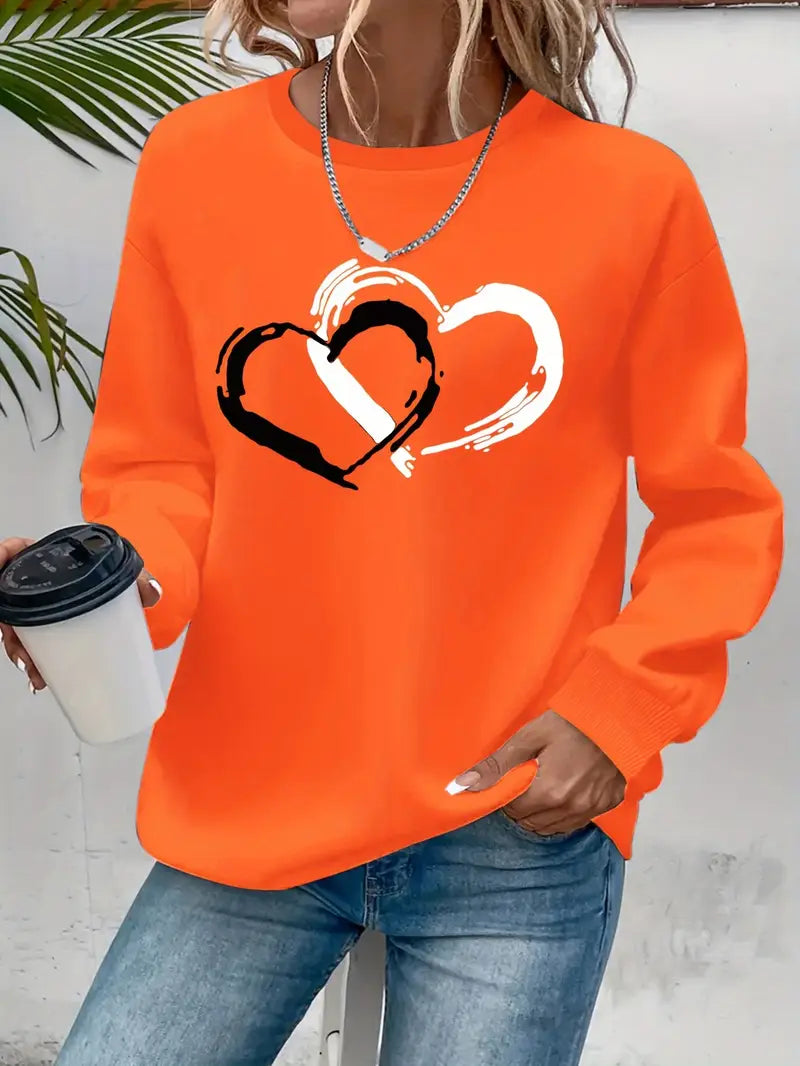 Intertwined Heart Sweatshirt | Steun borstkanker