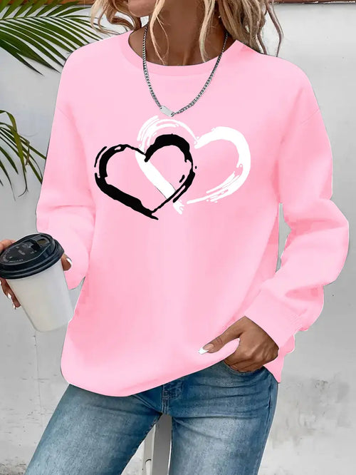 Intertwined Heart Sweatshirt | Steun borstkanker