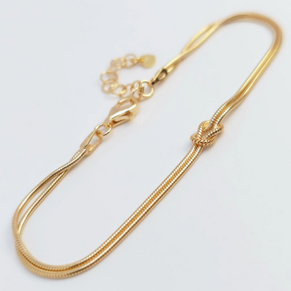 Eternal Knot Bracelet | Steun borstkanker