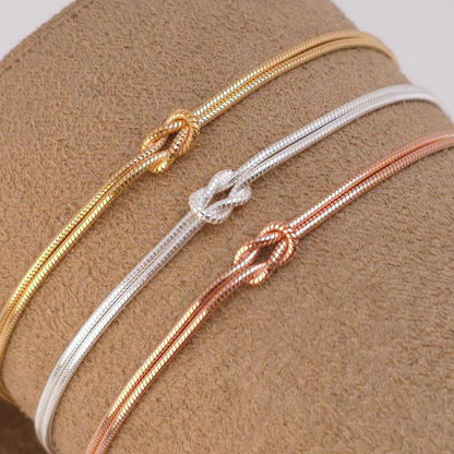Eternal Knot Bracelet | Steun borstkanker