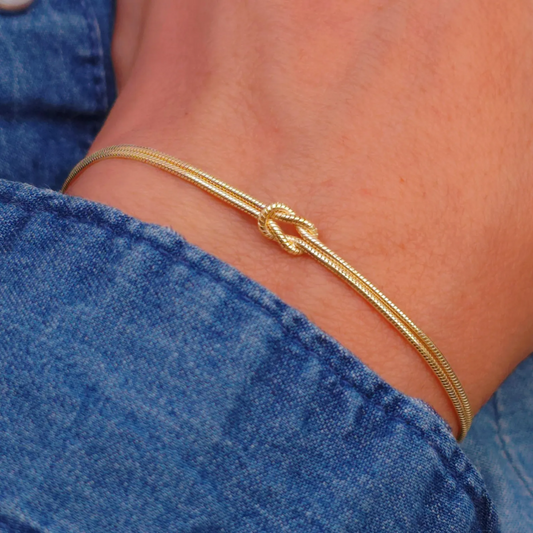 Eternal Knot Bracelet | Steun borstkanker