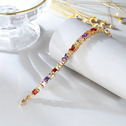 Multicolor Stoned Bracelet | Steun borstkanker