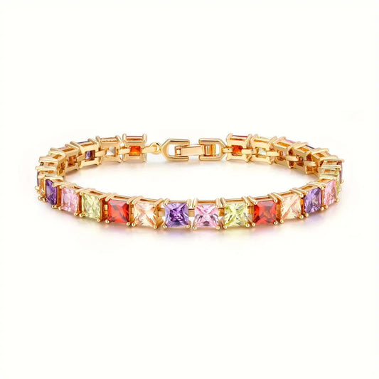 Multicolor Stoned Bracelet | Steun borstkanker
