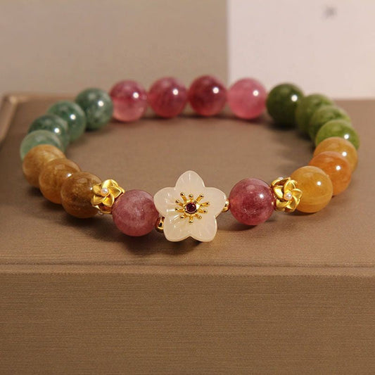 Floral Accent Bracelet | Steun borstkanker
