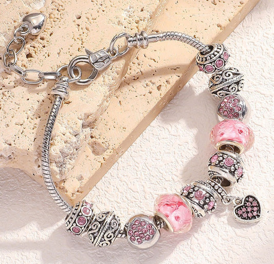 Elegant Pink Bangle | Steun Borstkanker