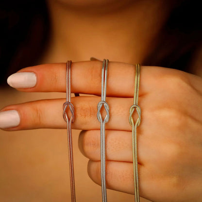 Eternal Knot Bracelet | Steun borstkanker