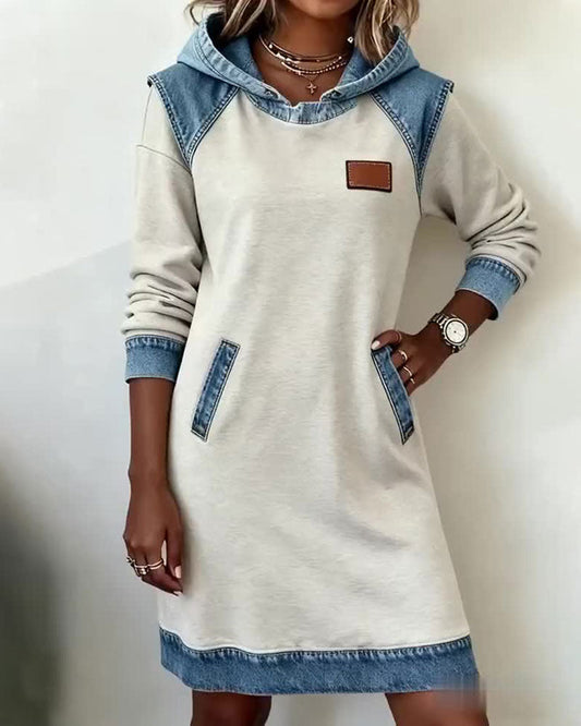 Alessira™ - Modieuze hoodiejurk