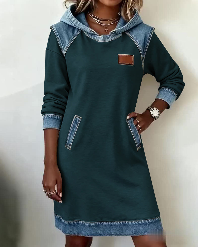 Alessira™ - Modieuze hoodiejurk