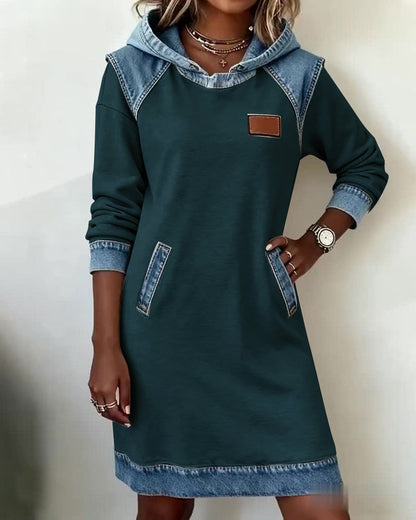Alessira™ - Modieuze hoodiejurk