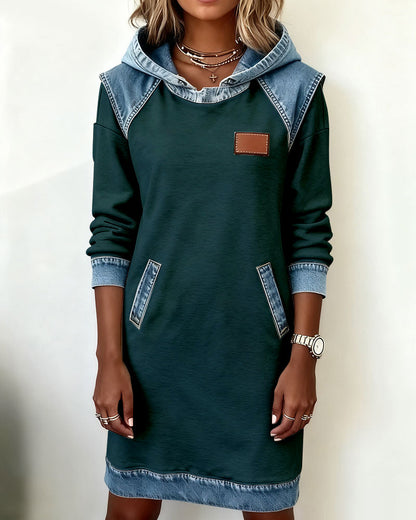 Alessira™ - Modieuze hoodiejurk