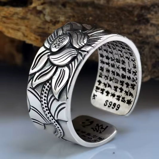 Tranquil Lotus Ring | Ondersteuning Borstkanker