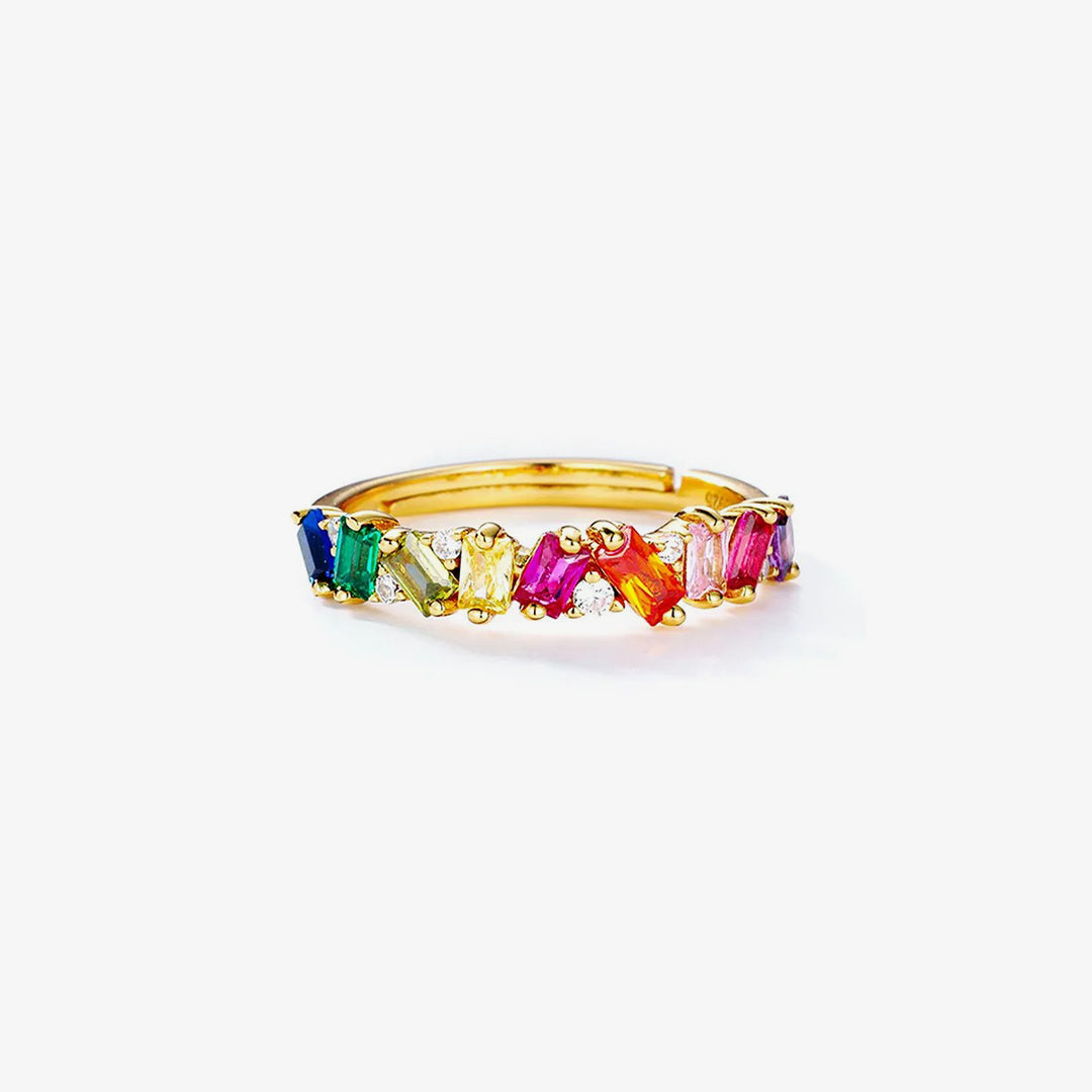 Colorful Crystal Ring | Steun borstkanker