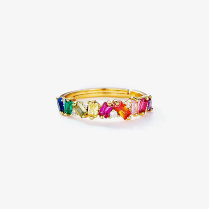 Colorful Crystal Ring | Steun borstkanker