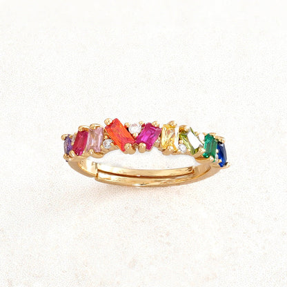 Colorful Crystal Ring | Steun borstkanker