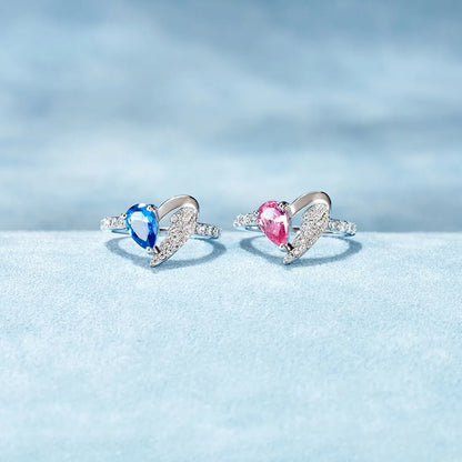 Heart Wings Ring | Steun borstkanker