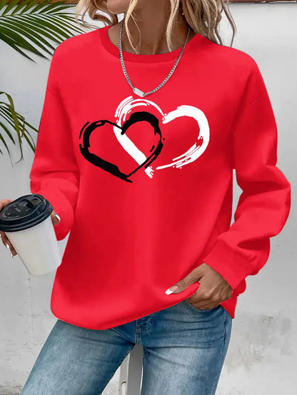 Intertwined Heart Sweatshirt | Steun borstkanker