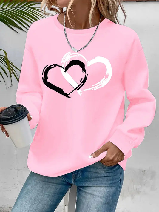 Intertwined Heart Sweatshirt | Steun borstkanker