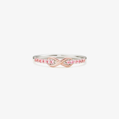 Pink Infinity Diamond Ring | Steun borstkanker